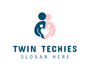 Fertility Family Baby logo design