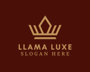 Luxe Crown Pageant logo design