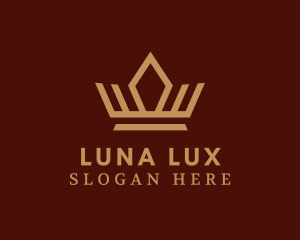 Luxe Crown Pageant logo design