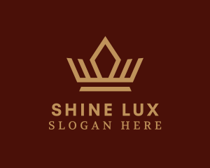 Luxe Crown Pageant logo design