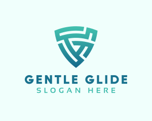 Generic Shield Application Letter G logo design