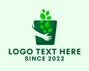 Gardening Hand Pot logo