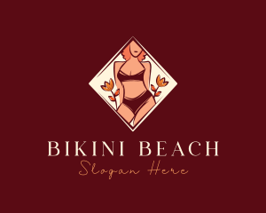 Bikini Lingerie Woman logo design