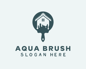 Paint Brush Renovation logo design