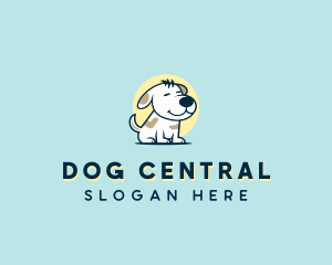 Cartoon Dog Puppy logo design