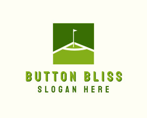 Flag Golfing Course logo design