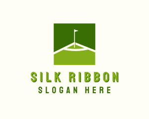 Flag Golfing Course logo design