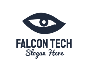 Falcon Bird Eye logo design