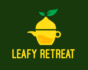 Lemonade Tea Pot  logo design