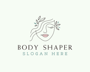 Nature Spa Model Beauty logo design