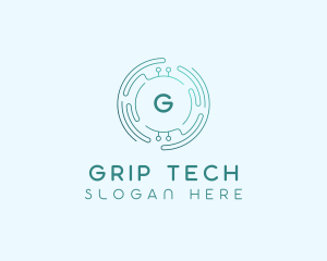 Circuitry Technology Developer logo design