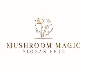 Holistic Herbal Mushroom logo design