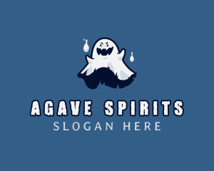 Spooky Ghost Avatar logo design