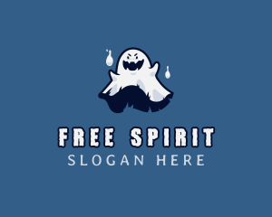 Spooky Ghost Avatar logo design