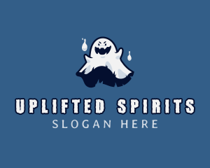 Spooky Ghost Avatar logo design