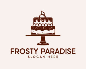 Frosting Cake Pastry logo
