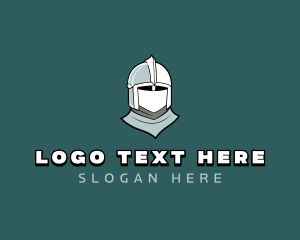 Medieval Knight Helmet logo