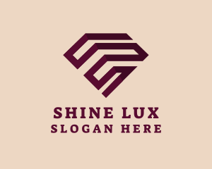 Luxe Diamond Jeweler logo design