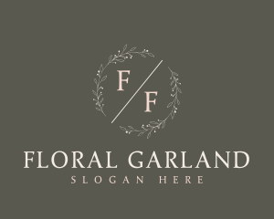 Floral Wreath Wedding Planner logo design