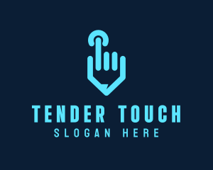 Hand Power Technology logo design