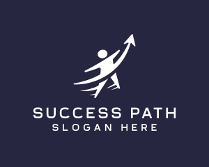 Leadership Arrow Success logo design