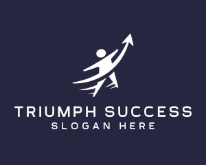 Leadership Arrow Success logo design