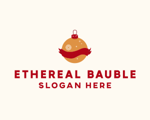 Christmas Ball Ornament  logo design