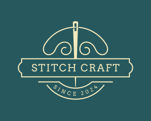 Tailor Needle Sewing logo design