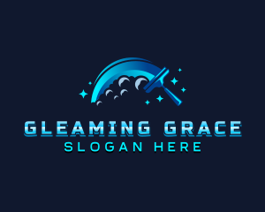 Sparkling Squeegee Cleaner logo design