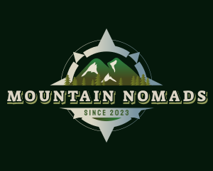 Compass Mountain Adventure logo design