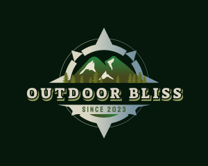 Compass Mountain Adventure logo design