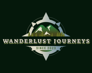 Compass Mountain Adventure logo design