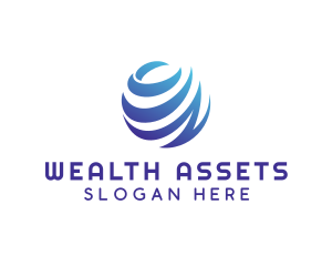 Global Finance Asset Management  logo design