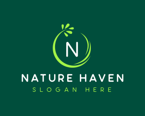 Nature Leaf Business logo design