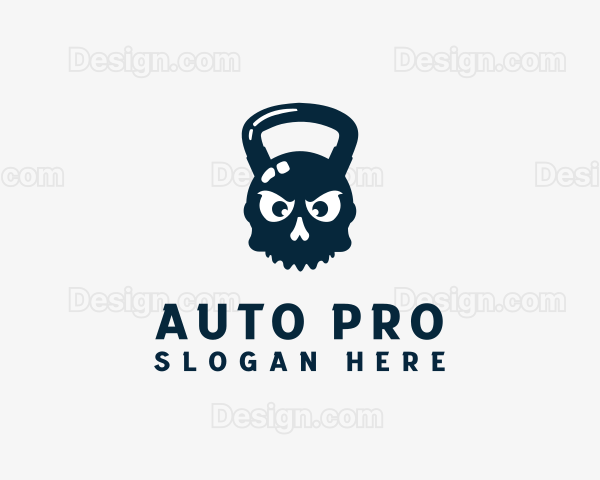 Skull Kettlebell Weights Logo