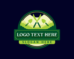 Hedge Shears Shovel logo