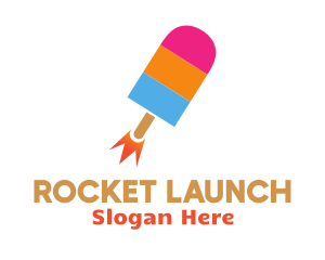 Ice Popsicle Rocket  logo