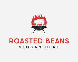 Roasted Pig Grill logo design