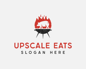 Roasted Pig Grill logo design