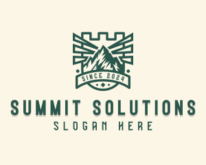 Mountain Summit Trekking logo design