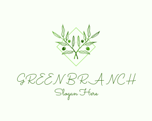 Olive Branch Restaurant logo design