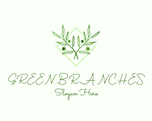 Olive Branch Restaurant logo design