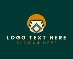 Living Room - Rug Carpet Decor logo design