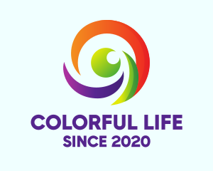 Colorful Eye Clinic logo design