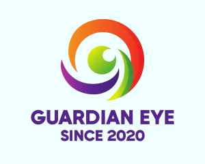 Colorful Eye Clinic logo design