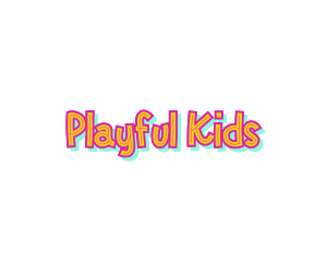 Playful Kiddie Wordmark  logo design