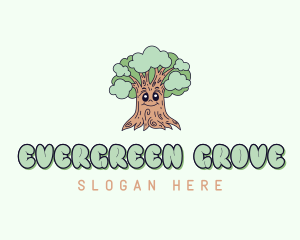 Nature Tree Gardening logo design