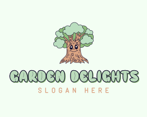 Nature Tree Gardening logo design