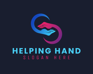 Infinite Hand Volunteer logo design