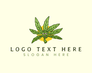 Cannabis Marijuana Leaf logo